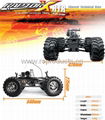 0651 R/C 1:8 Nitro 4WD Monster Truck  