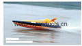 0263 R/C Gasoline Speed Boat