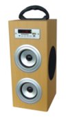 portable wooden speaker