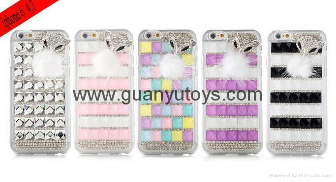 iphone 5.5inch 4.7inch 5s 4s case with diamond 5