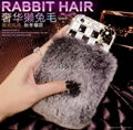 Rabbit hair iphone6plus 4.7inch 5s 4s   samsung case with diamond 5