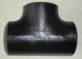 Carbon steel ASME B16.9 equal tee  pipe fittings 5
