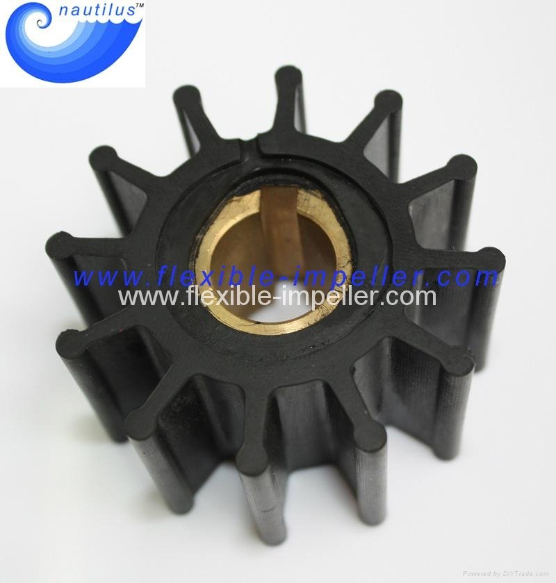 Flexible Rubber Impeller for Raw Water Pumps Replace VOLVO PENTA 875575 & 831182