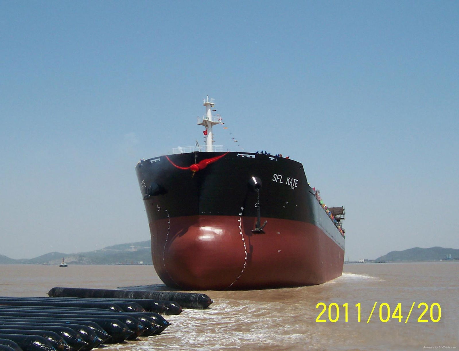 high bearing capacity marine airbags for ship launching