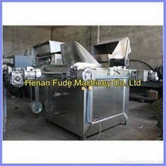  peanut broad beans fryer machine with oil filter