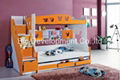 mdf modern wooden bunk bed kids bed