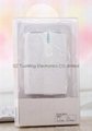 High quality with flashlight white smile portable power bank