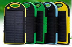 New High quality with led light solar cell power bank from manufacturer