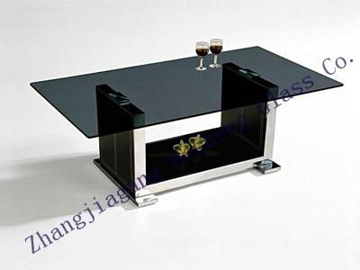 5MM black toughened glass for tea table 3