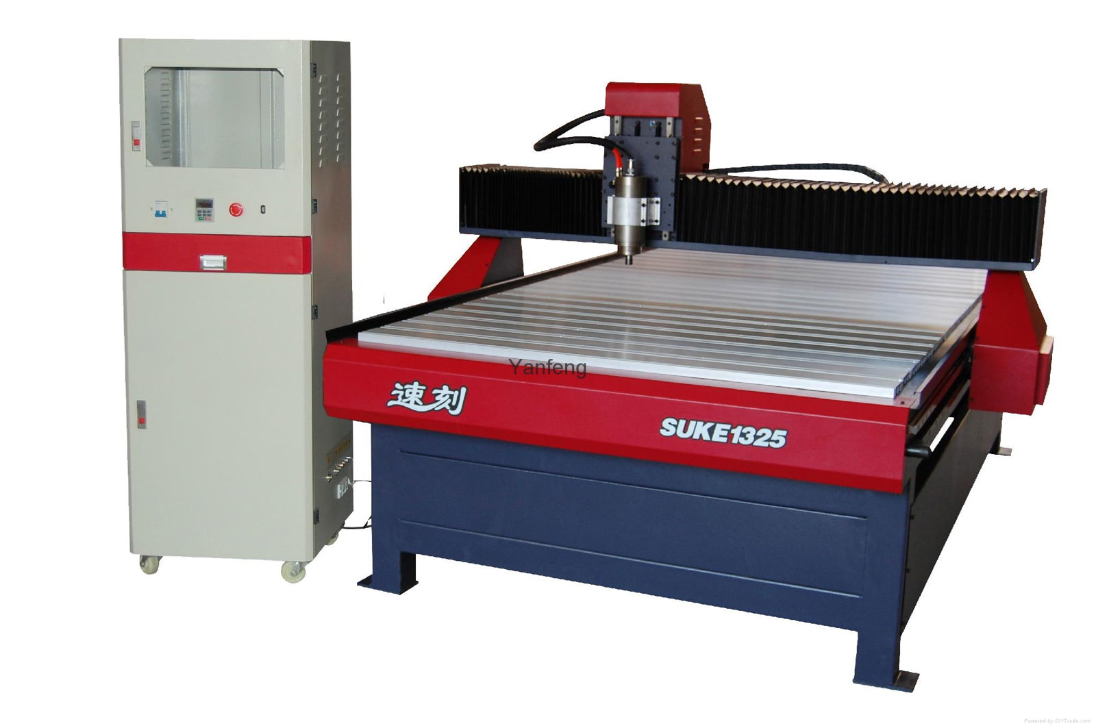 China hot sale acrylic cutting 1300*2500mm cnc router