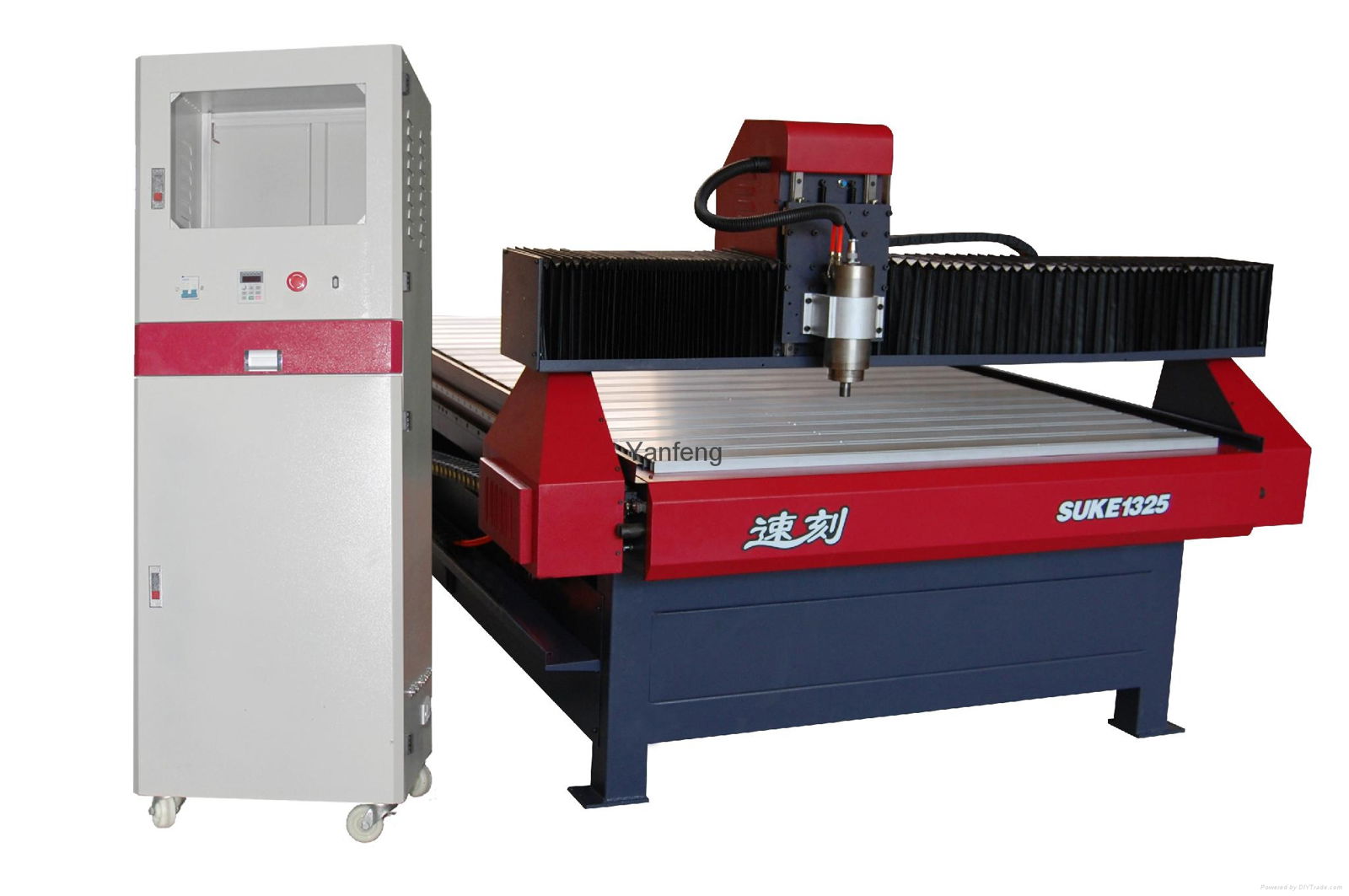 China hot sale acrylic cutting 1300*2500mm cnc router 2