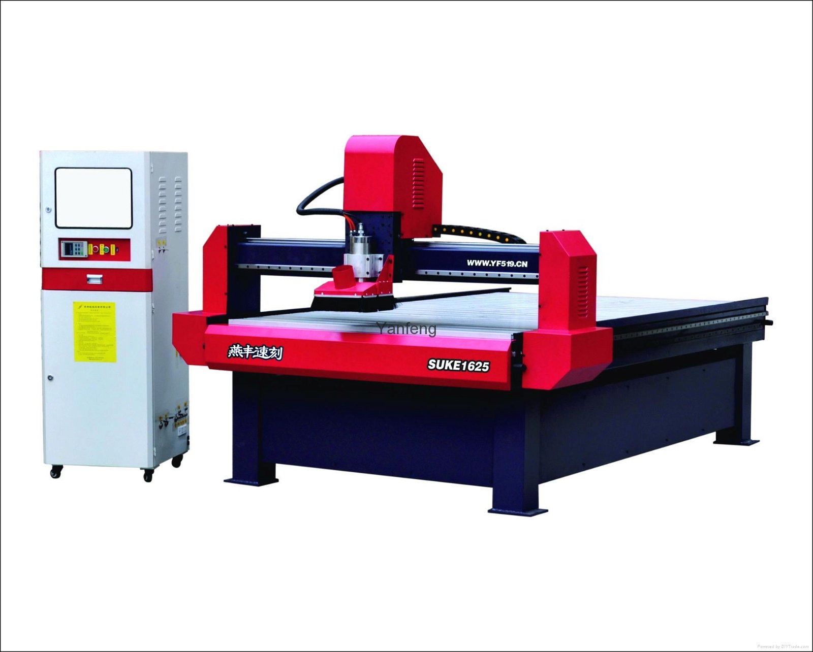 China manufacturer cnc 1600*2500mm advertising machine for acrylic crystal 