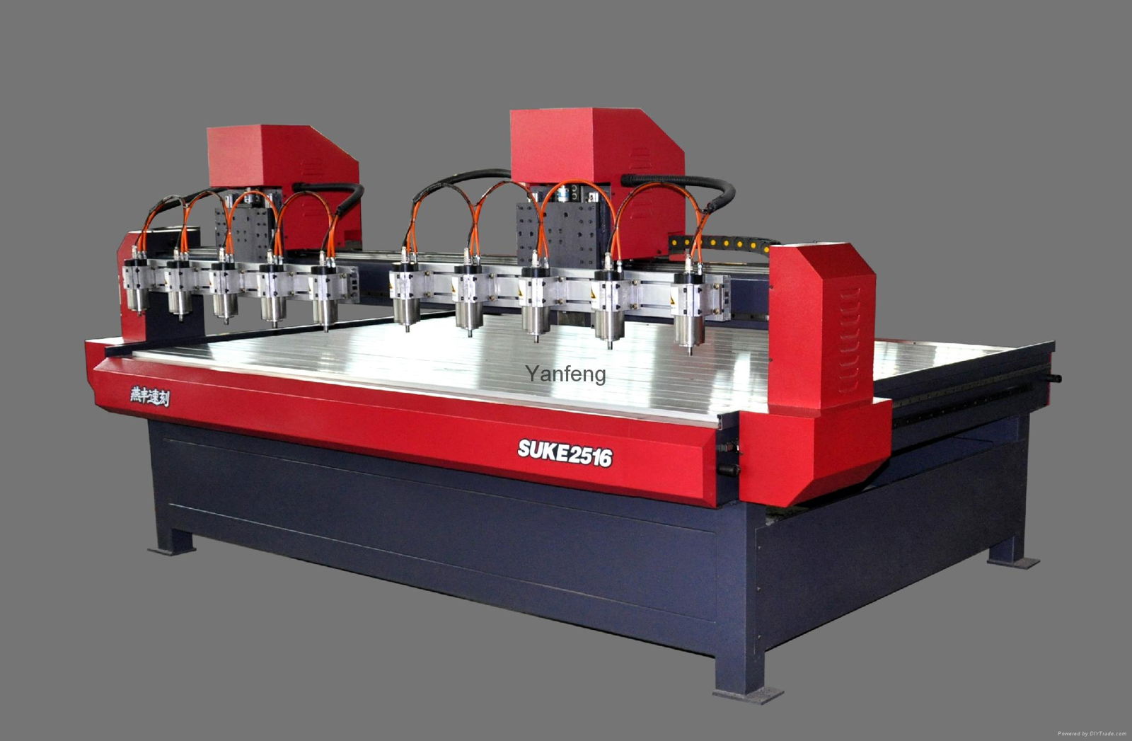 professional multihead wood relief 2500*1600mm cnc router 2