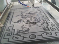 cnc stone working 1300*2500mm cnc cutting and engraving machine