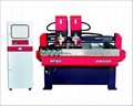 high precision two heads 1300*2500mm cnc router with water channel