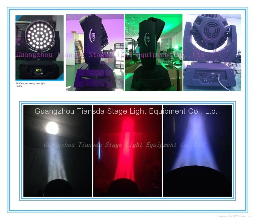 Perfect 36PCS10W 4in1 LED Moving Head Wash Zoom Light 3