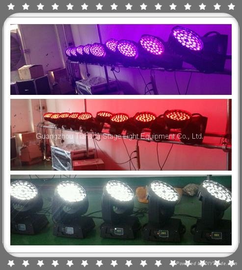 Perfect 36PCS10W 4in1 LED Moving Head Wash Zoom Light 5