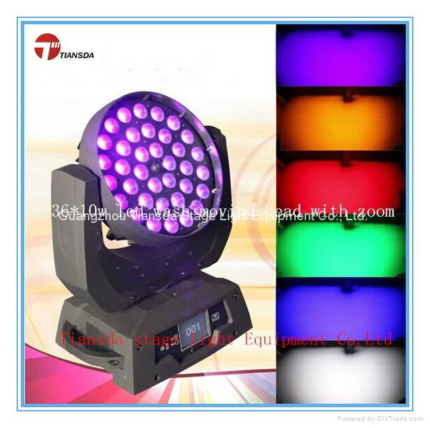 Perfect 36PCS10W 4in1 LED Moving Head Wash Zoom Light