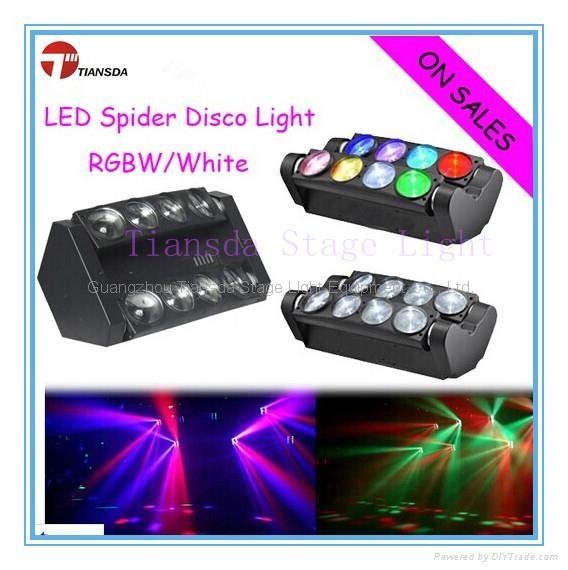 8PCS10W LED Spider Beam Moving Head Light for Bar Disco Show