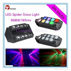 8PCS10W LED Spider Beam Moving Head