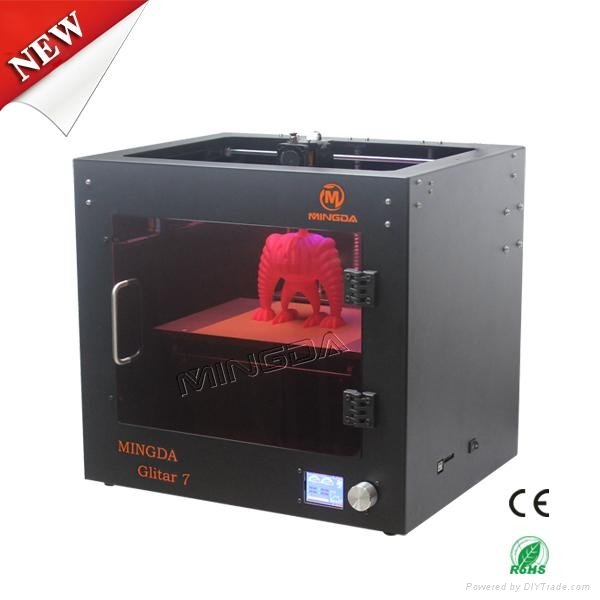MINGDA Glitar7 newest 3d printing  for PLA ABS HIPS nylon wood
