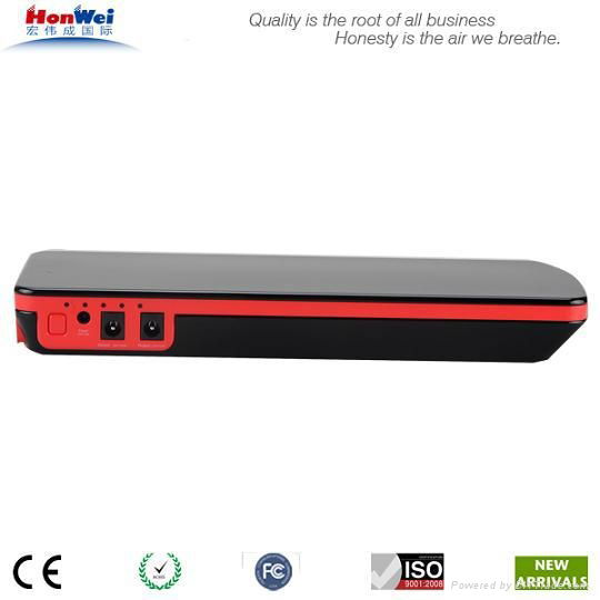 12V emergency multi-function portable pocket car battery jump starter 4