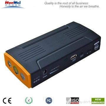 16,800mAh automobile battery starter with 3 LED lights 2