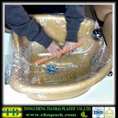 convenient plastic disposable pedicure tub liner