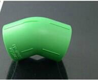 Plastic 45 degree elbow fitting