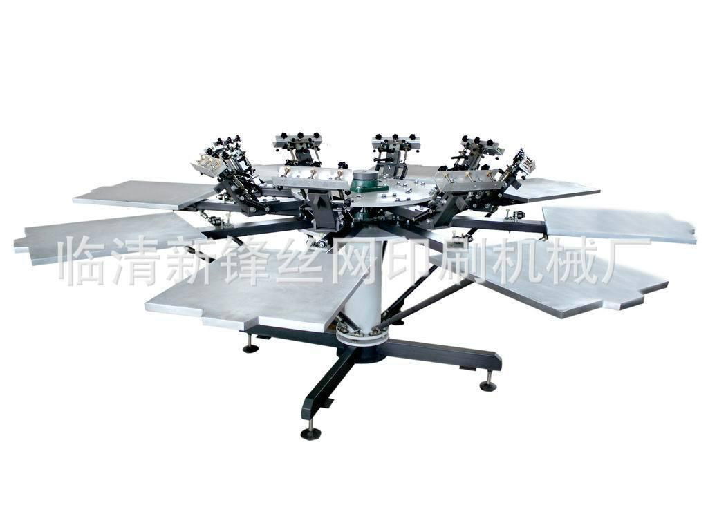 4 color 4 station manual screen printing machine for t shirt printing 2