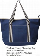 Canvas shopping bag