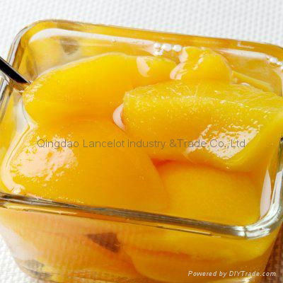 Canned sweet peach yellow peach canned fresh fruit vegetable 2