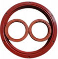 High performance rubber oil seal for