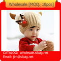 2015 hot sale baby knitting hat