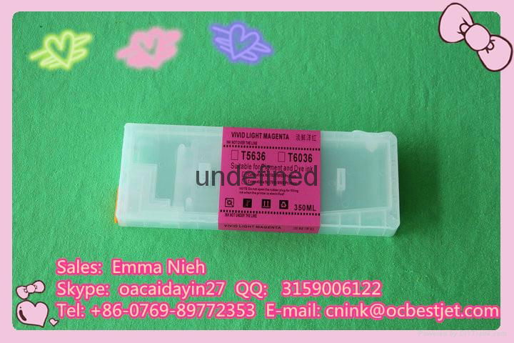 Refillable ink cartridge for  epson 7890 9890 7908 9908