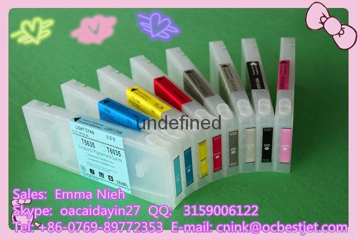 Refillable ink cartridge for  epson 7890 9890 7908 9908 2