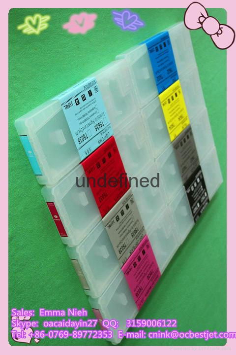 Refillable ink cartridge for  epson 7890 9890 7908 9908 4