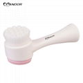 Newly Design Two-sided Stand Facial Brush for Face Skin Care Cleansing Brush 3