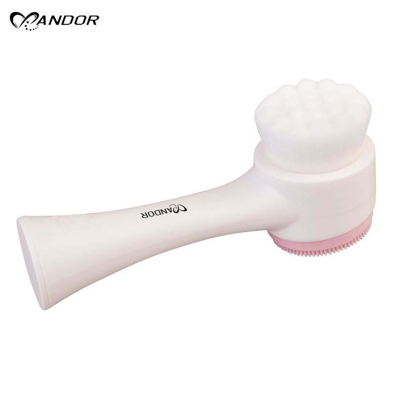 Newly Design Two-sided Stand Facial Brush for Face Skin Care Cleansing Brush 5