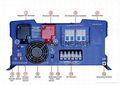 48v to 110v/220v/230v 8000w pure sine wave solar inverter manufacturer  5