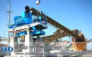 Sand maker with good gravel particle shape and low investment 2