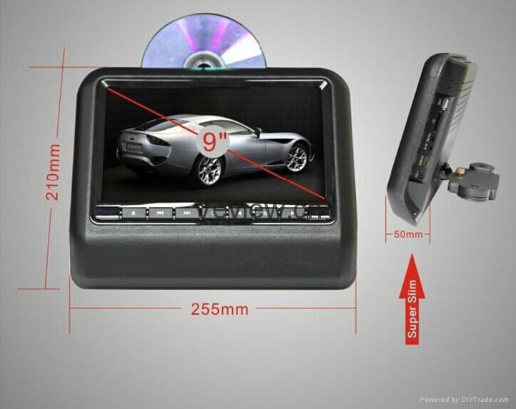 9 inch active headrest car dvd player  4