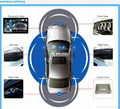 360 degree car all round bird view car parking System with 4 channel camera dvr  3