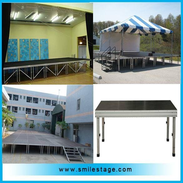Portable stage for concert