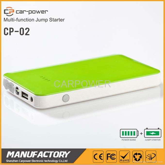 Carpower ultrathin 7500mAh mini multi-function jump starter 