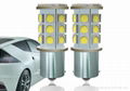 1156 CAR LED light bulbs 5050*27PCS BA15S Flat foot bronze head  1