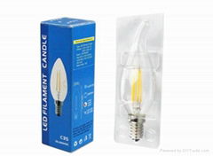 3w e14 energy saving bulb decorative filament lighting bulbs 220-240V AC 250LM