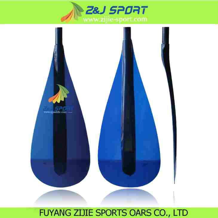 Blue Transparent Fiberglass Kids Paddle 