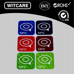 Ntag 203 13.56MHZ NFC TAG STICKER FOR SAMSUNG GALAXY NOTE 3 HTC