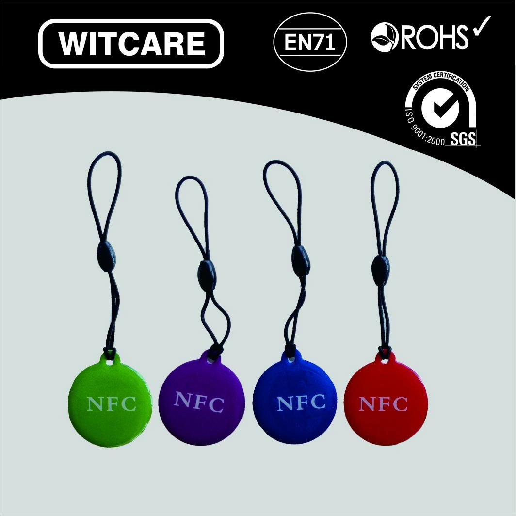 Ntag 203 13.56MHZ waterproof RFID Tag for all the Enabled NFC Mobile Device